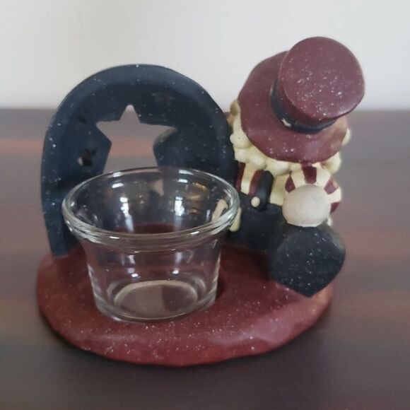 Patriotic Uncle Sam Votive Tealight Tea Light Candle Holder - Picture 4 of 10